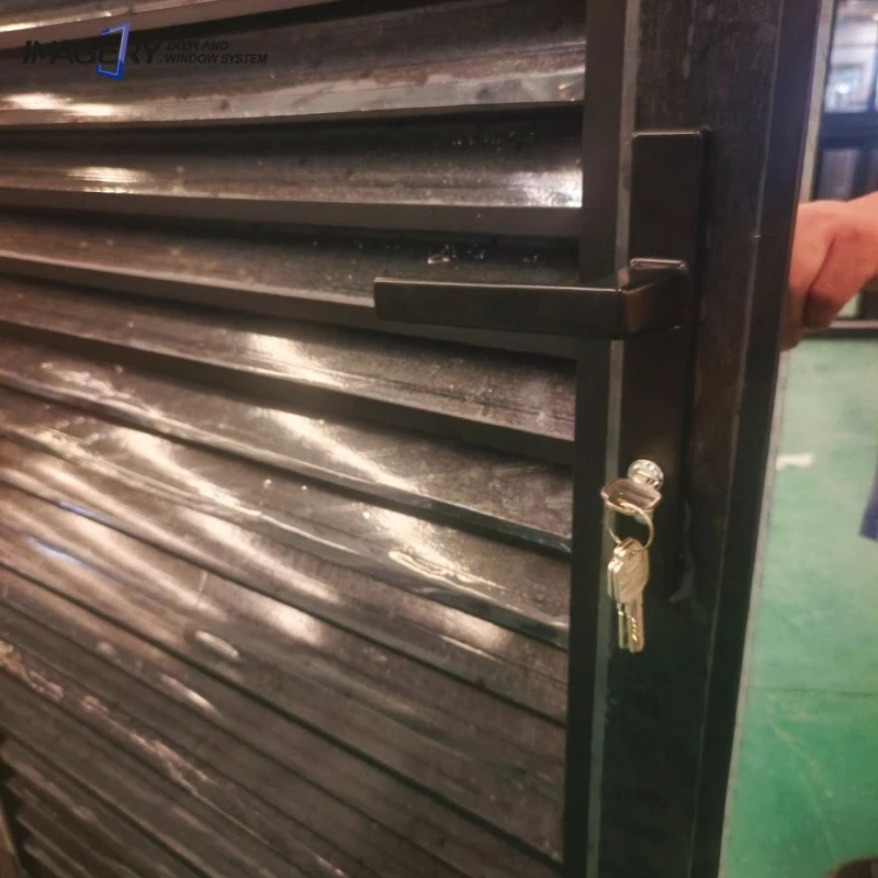 Exterior Fixed Aluminum Louvered Door factory